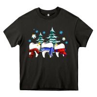 Asphalt dental christmas tree teeth and winter ado Heavy Core Tee - OliviaCreatesArt