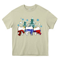 Mossy dental christmas tree teeth and winter ado Heavy Core Tee - OliviaCreatesArt