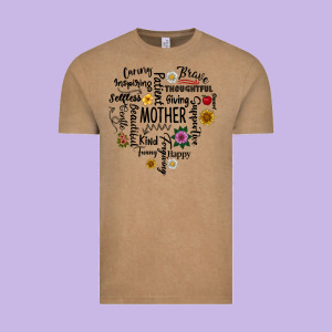 Mother Vintage Tee Designed By Cowhidedigitalart