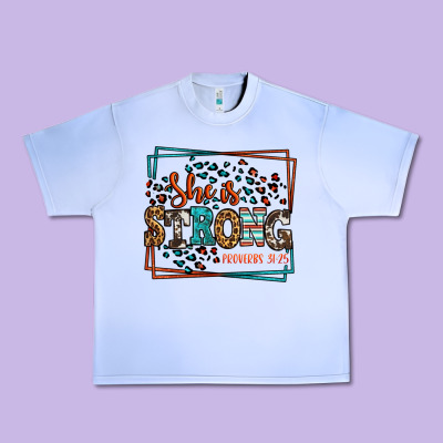 She Is Strong Proverbs 31:25 Urban Heavy Tee Designed By Lillyallendesigns