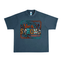 Midnight Navy She is strong proverbs 31:25 Urban Heavy Tee - LillyAllenDesigns