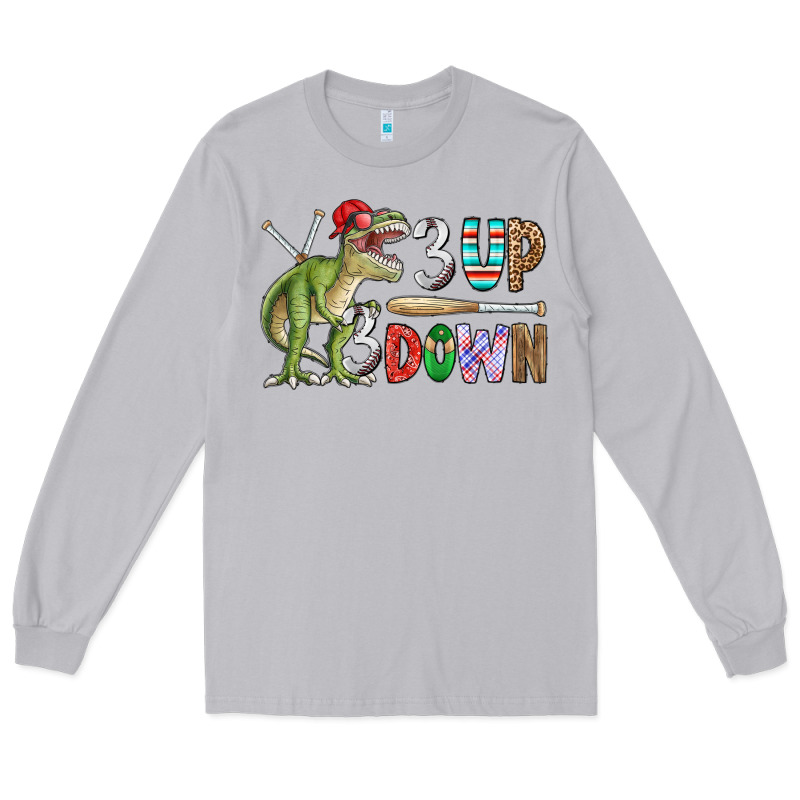 3 Up 3 Down Rex Long Sleeve Tee by CowhideDigitalArt | Teevron