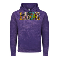 Cloud Purple Western Love Holstein Cow Vintage Hoodie - LillyAllenDesigns