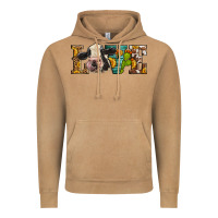 Vintage Camel Western Love Holstein Cow Vintage Hoodie - LillyAllenDesigns