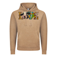 Vintage Coffee Western Love Holstein Cow Vintage Hoodie - LillyAllenDesigns