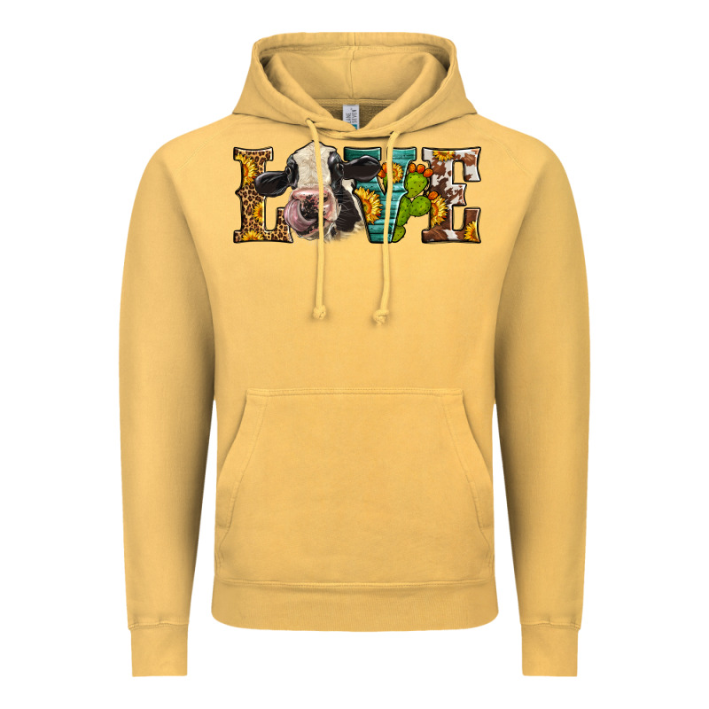 Western Love Holstein Cow Vintage Hoodie by LillyAllenDesigns | Teevron