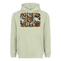 Matcha western rodeo background Heavyweight Hoodie - Jasminsmagicworld