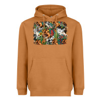 Meerkat western rodeo background Heavyweight Hoodie - Jasminsmagicworld