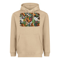 Mushroom western rodeo background Heavyweight Hoodie - Jasminsmagicworld