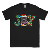 Black christmas joy pitbull Classic Tee - RanaPortraitStore