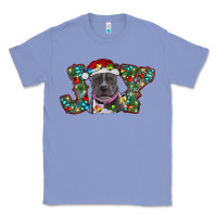 Colony Blue christmas joy pitbull Classic Tee - RanaPortraitStore