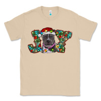 Mushroom christmas joy pitbull Classic Tee - RanaPortraitStore