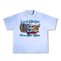 Grape Ice land of the free home of the brave american flag background Urban Heavy Tee - Jasminsmagicworld