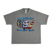 Tornado land of the free home of the brave american flag background Urban Heavy Tee - Jasminsmagicworld