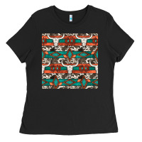 Native American Aztec Seamless Pattern 3 Ladies Tee | Teevron