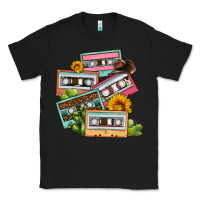 Black 90s country caassette tapes Classic Tee - OliviaCreatesArt