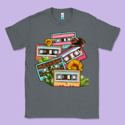 90s Country Caassette Tapes Classic Tee Designed By Oliviacreatesart