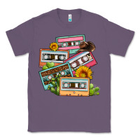 Lavender 90s country caassette tapes Classic Tee - OliviaCreatesArt