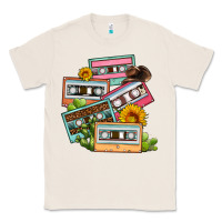 Natural 90s country caassette tapes Classic Tee - OliviaCreatesArt