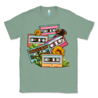 Sage 90s country caassette tapes Classic Tee - OliviaCreatesArt