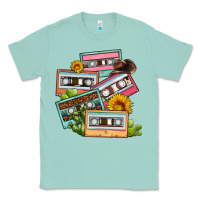 Seafoam 90s country caassette tapes Classic Tee - OliviaCreatesArt
