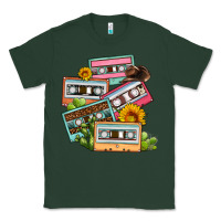 Sports Green 90s country caassette tapes Classic Tee - OliviaCreatesArt