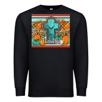 Black fall thankfull cross Premium Sweatshirt - Jasminsmagicworld