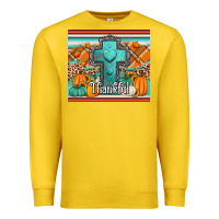 Lemon fall thankfull cross Premium Sweatshirt - Jasminsmagicworld