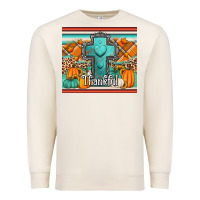 Sandshell fall thankfull cross Premium Sweatshirt - Jasminsmagicworld