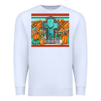 White fall thankfull cross Premium Sweatshirt - Jasminsmagicworld