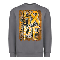 Storm finding the cure starts with hope childhood cancer awareness  with bac Heavyweight Sweatshirt - Jasminsmagicworld