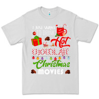 Dove Grey i just want to drink hot chocolate watch christmas movies premium Premium Tee - baoMotion