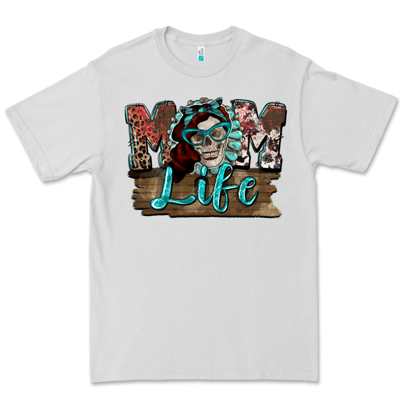 Mom Life Skull Mother's Day Premium Tee by FaDigitalArtStudio | Teevron