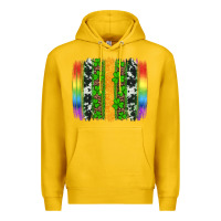 Lemon st patricks day rainbow brushstroke Premium Hoodie - Artiststas
