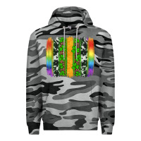 Slate Camo st patricks day rainbow brushstroke Premium Hoodie - Artiststas