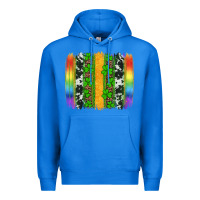 True Royal st patricks day rainbow brushstroke Premium Hoodie - Artiststas