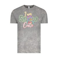 Cloud Rock T am SNOW CUTE Vintage Tee - CowhideDigitalArt