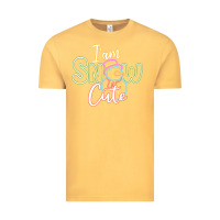 Vintage Mustard T am SNOW CUTE Vintage Tee - CowhideDigitalArt