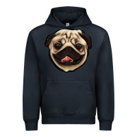 Navy pug Urban Hoodie - Jasminsmagicworld