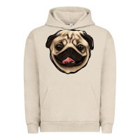 Pigment French Oak pug Urban Hoodie - Jasminsmagicworld