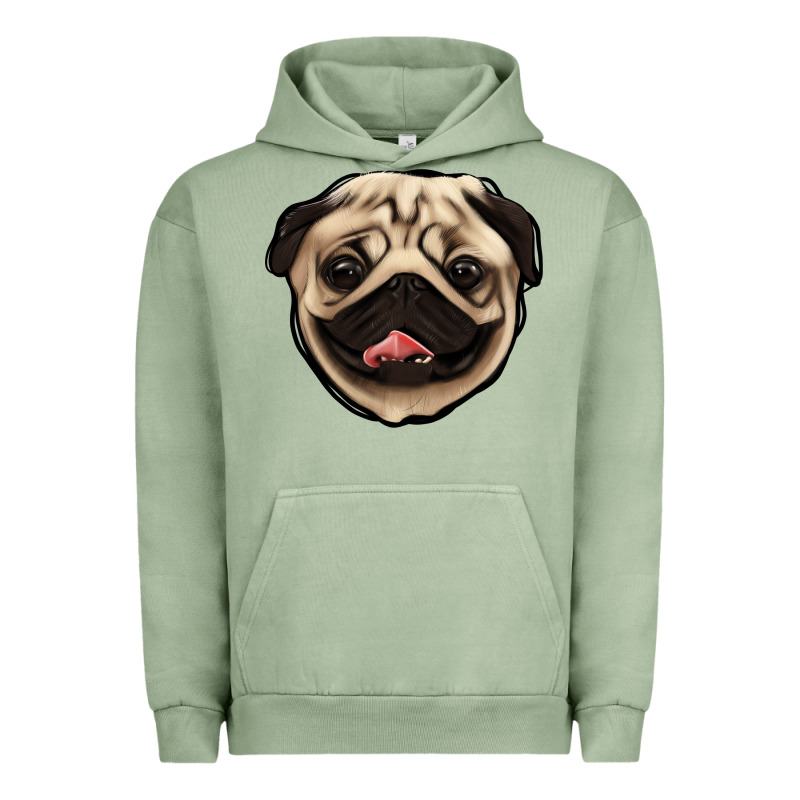 Pug Urban Hoodie by Jasminsmagicworld | Teevron
