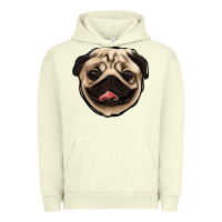 Pigment Pistachio pug Urban Hoodie - Jasminsmagicworld