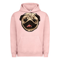 Pigment Salmon pug Urban Hoodie - Jasminsmagicworld