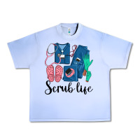 Grape Ice Scrub Life Nurse Urban Heavy Tee - LillyAllenDesigns