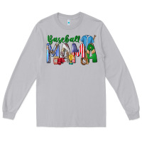 Moon Dust baseball mama Long Sleeve Tee - CowhideDigitalArt