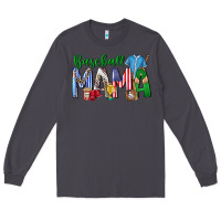 Smoke baseball mama Long Sleeve Tee - CowhideDigitalArt
