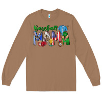 Toasted Coconut baseball mama Long Sleeve Tee - CowhideDigitalArt