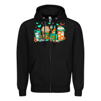 Black dental life coffee cups Zipper Hoodie - Jasminsmagicworld