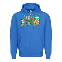 Dental Life Coffee Cups Zipper Hoodie | Teevron