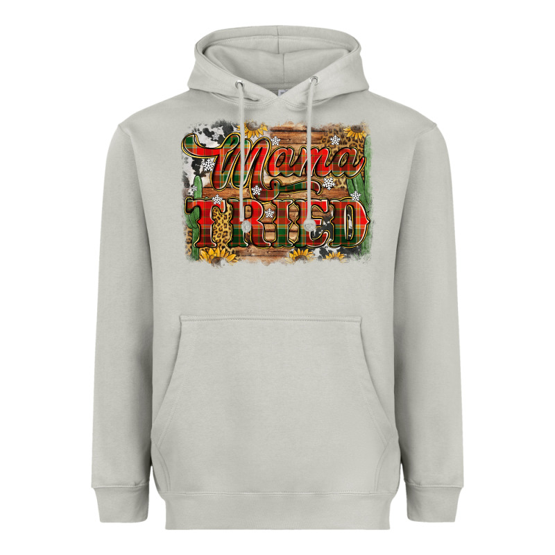Mama Tried Christmas Heavyweight Hoodie by Jasminsmagicworld | Teevron